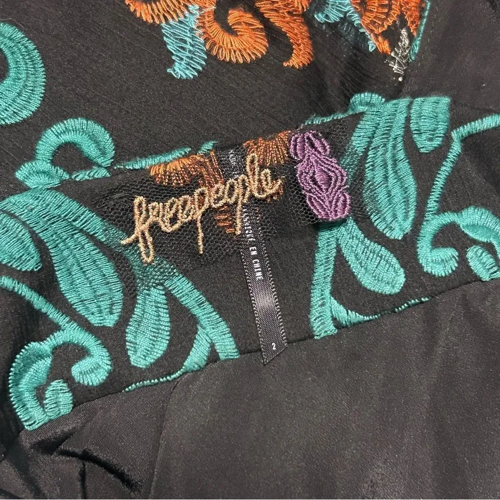 Free People Want to Want Me Embroidered Dress